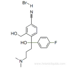 Benzonitrile,4-[4-(dimethylamino)-1-(4-fluorophenyl)-1-hydroxybutyl]-3-(hydroxymethyl)-,hydrobromide (1:1) CAS 103146-26-5